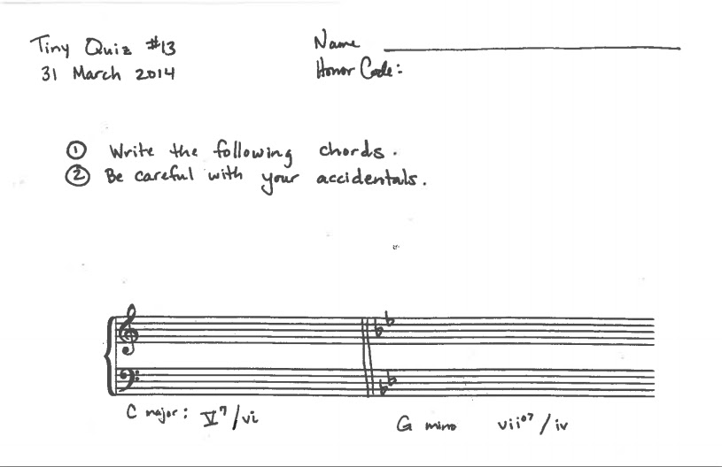 Music theory essay